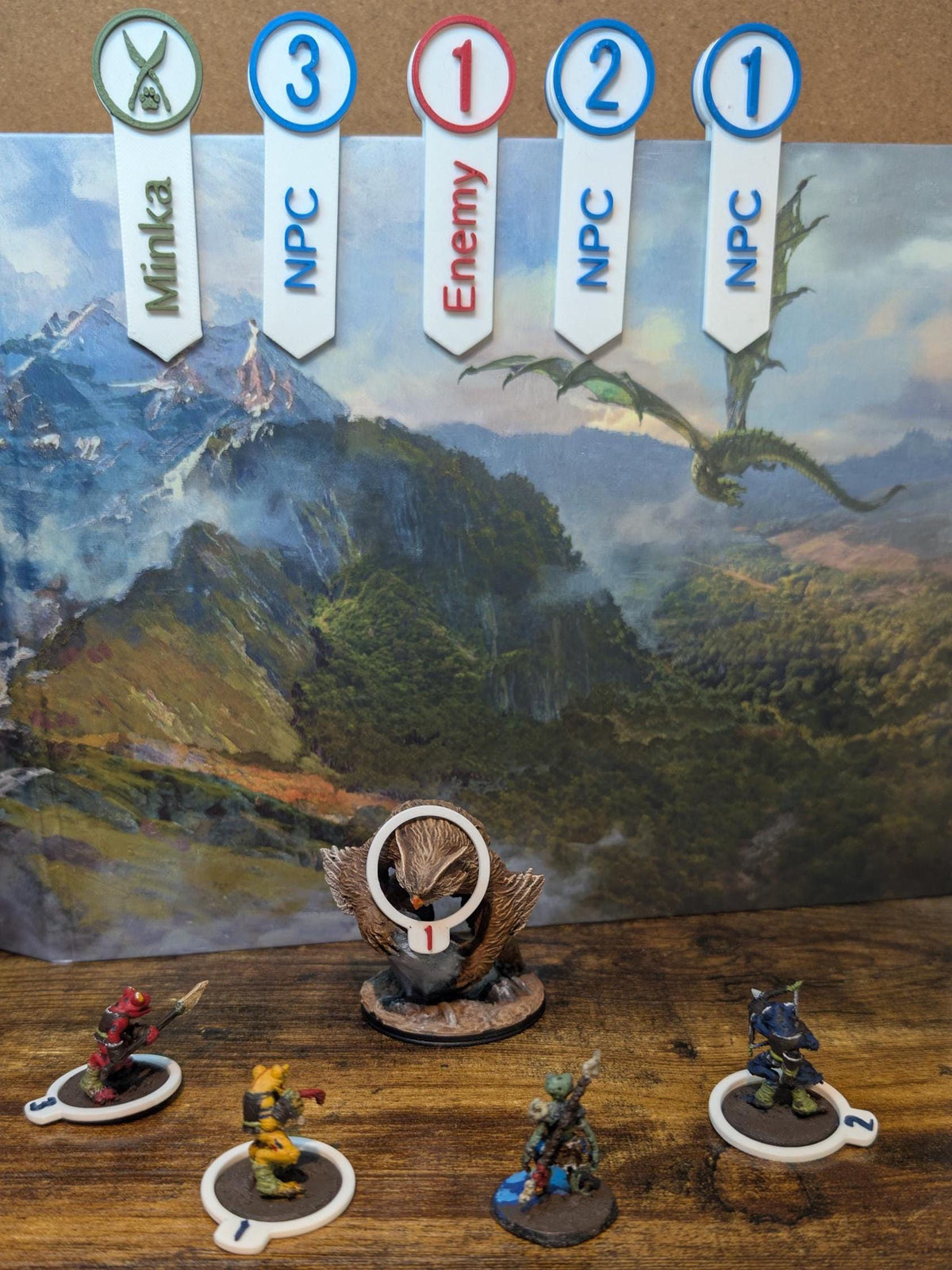 D&D Mini's Combat Tracker - Dungeons and Dragons