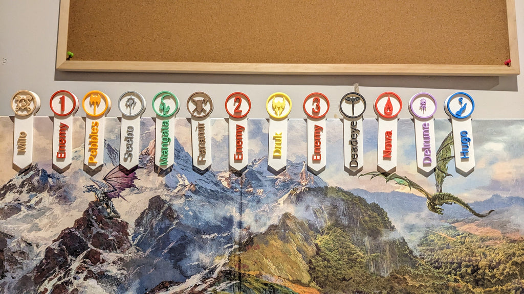 DM Screen Custom Initiative Tracker - Dungeons and Dragons
